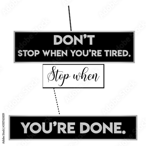 Don't stop typography lines - VECTOR