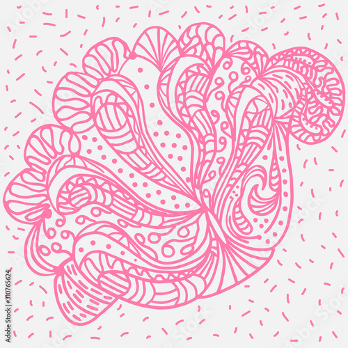 Zentangle pink