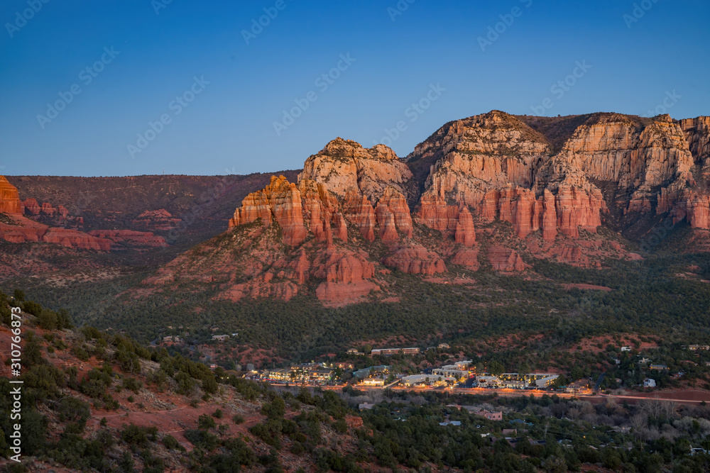 Sunny view of the beautiful landscape of Sedona Sunny view of the beautiful landscape of Sedona