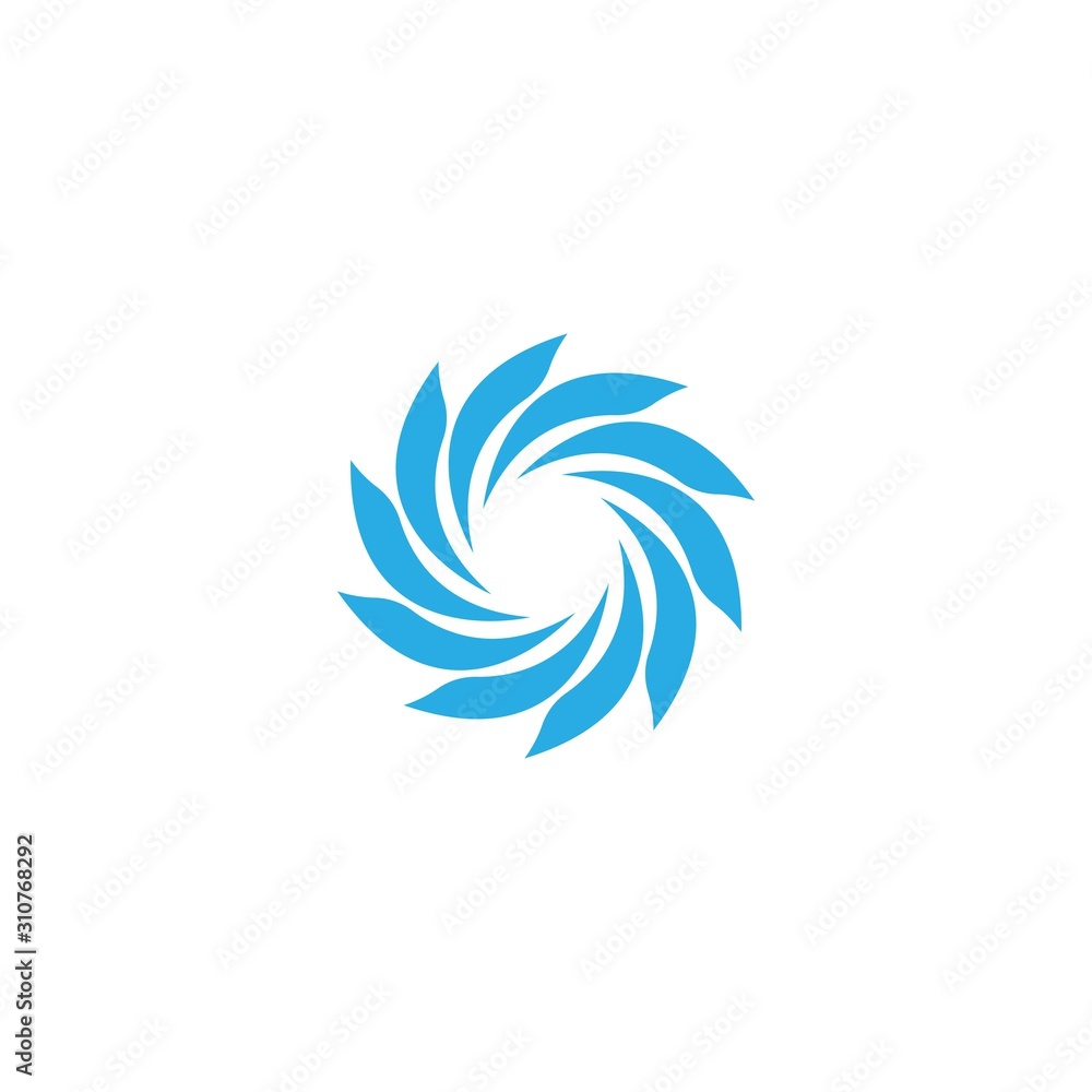 vortex, wave and spiral icon