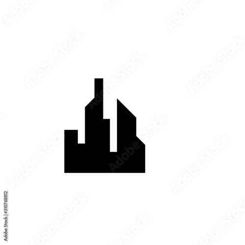 City skyline  city silhouette logo  icon vector