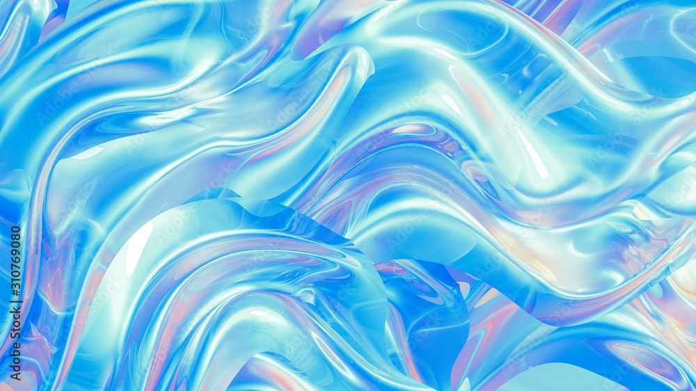 Naklejka premium Abstract colorful background. 3d illustration, 3d rendering.