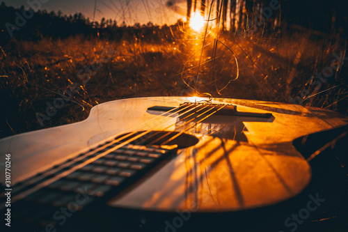Guitar close up