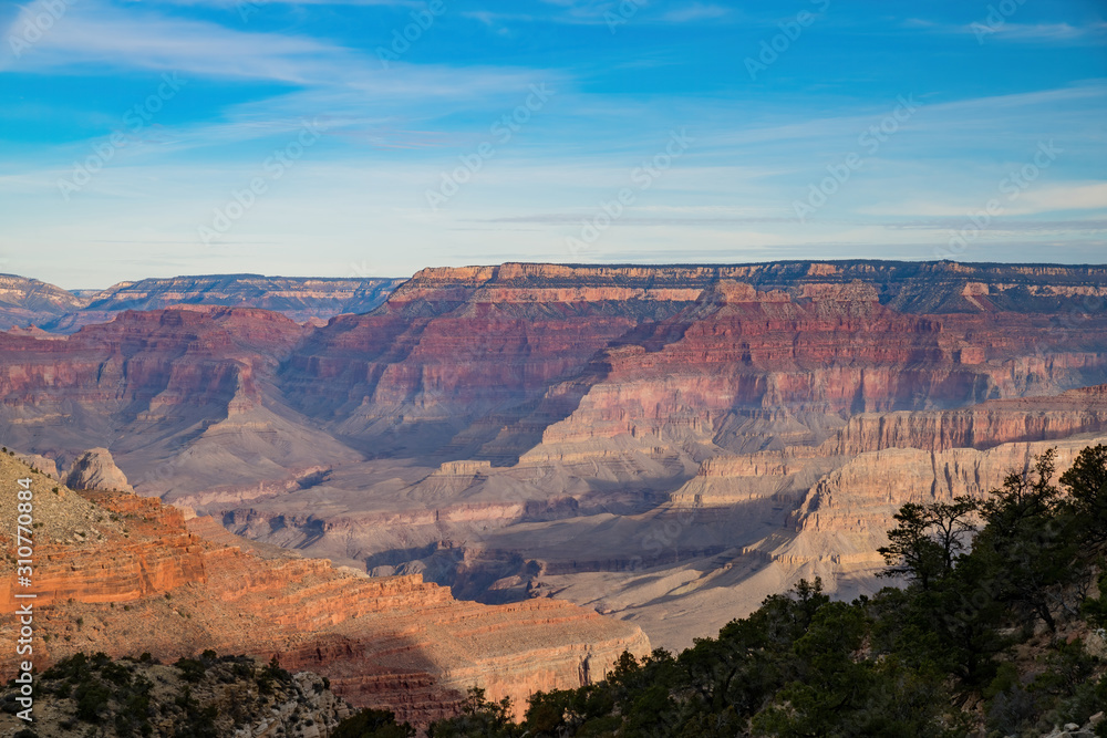 Beautiful landscape of the Hermit Trail, Grand Canyon National Park