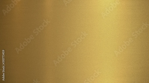 metallic rough and noise gold foil texture polished glossy abstract background with copy space, metal gradient template for gold border, frame, ribbon design