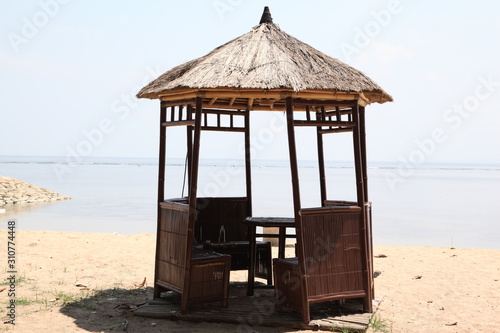 A beach hut