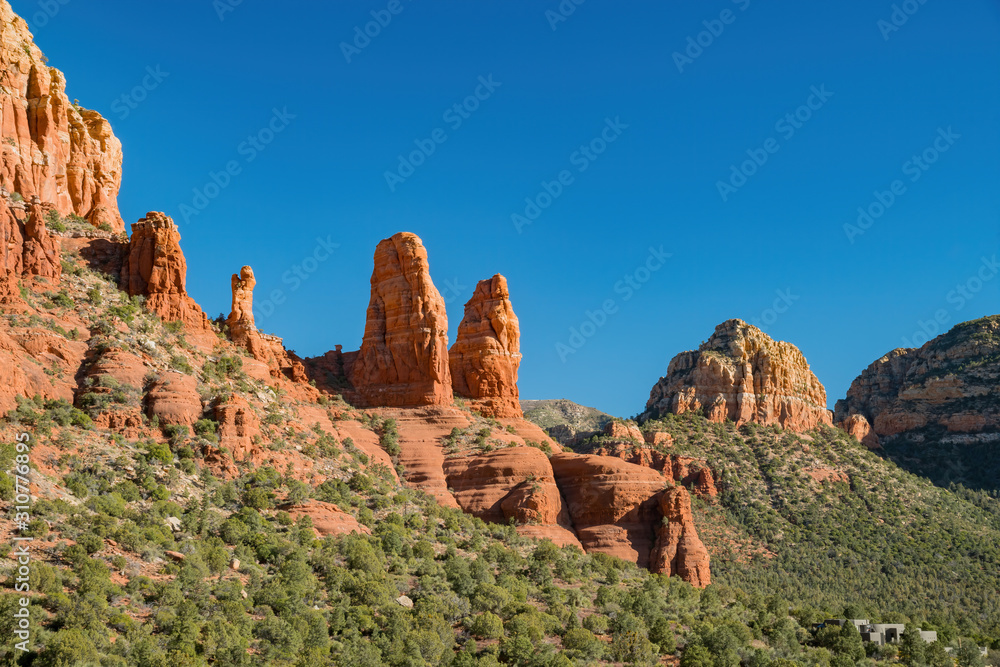 Sunny view of the beautiful landscape of Sedona Sunny view of the beautiful landscape of Sedona