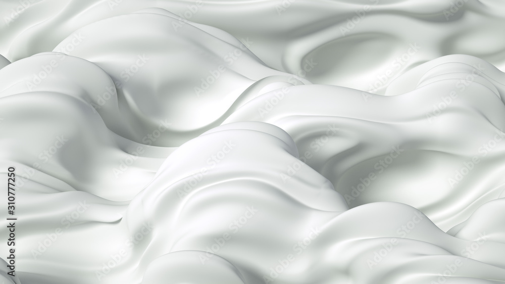 Obraz premium Beautiful luxury elegant backdrop with silk fabric drapery. 3d illustration, 3d rendering.