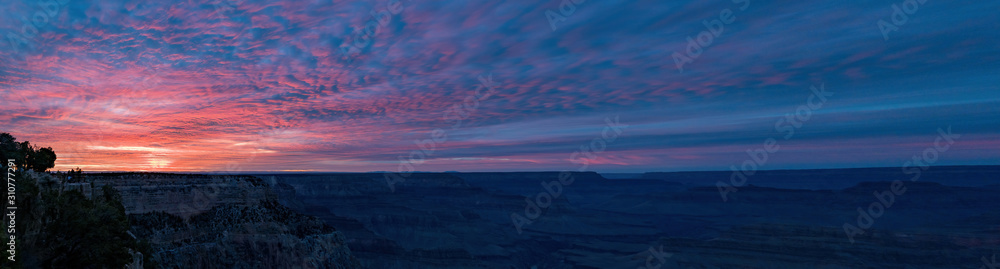 Beautiful sunset landscape of the Grand Canyon National Park Beautiful sunset landscape of the Grand Canyon National Park