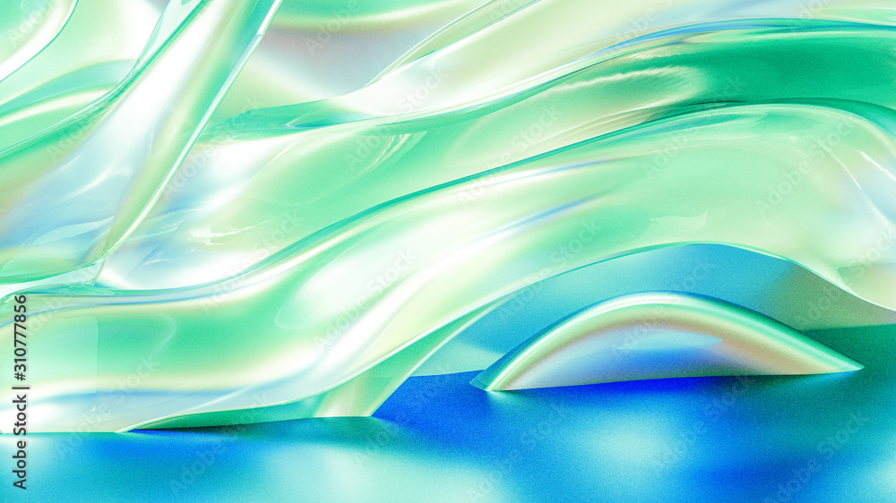 Fototapeta premium Abstract colorful background. 3d illustration, 3d rendering.