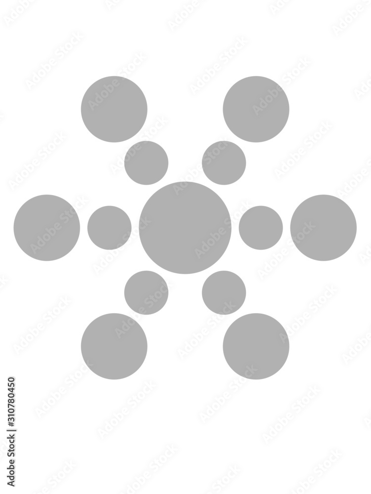 Schneeflocke Punkte Design Schneeflocke Punkte Design