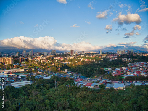 Aerial View of La Sabana  San Jose  Costa Rica