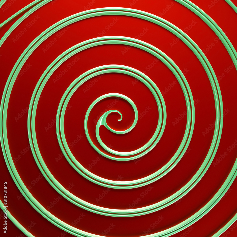 Naklejka premium Elegant minimal background. 3d illustration, 3d rendering.