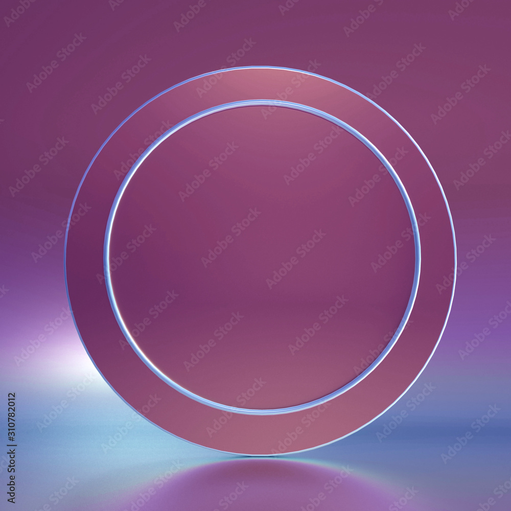 Fototapeta premium Elegant minimal background. 3d illustration, 3d rendering.