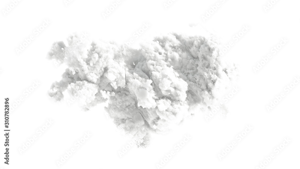 Cloud isolated, steam, smoke. 3d illustration, 3d rendering. Cloud isolated, steam, smoke. 3d illustration, 3d rendering.