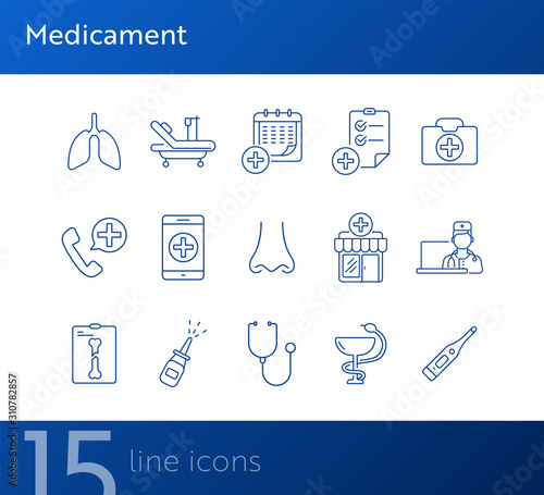 Medicament icons