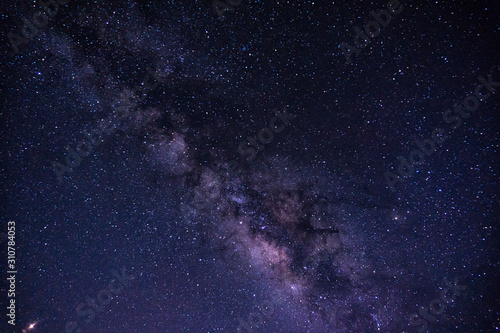 Beautiful Milky Way stars in summer