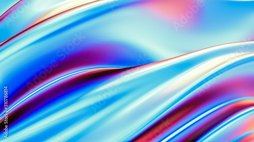 Wallpaper Mural Beautiful luxury elegant backdrop with silk fabric drapery. 3d illustration, 3d rendering. Torontodigital.ca