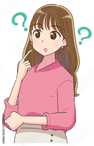 女の子のイラスト アニメ かわいい 若い