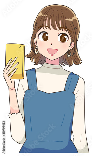 女の子のイラスト アニメ かわいい 若い