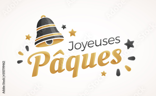 Joyeuses Pâques - Bannière, carte de vœux