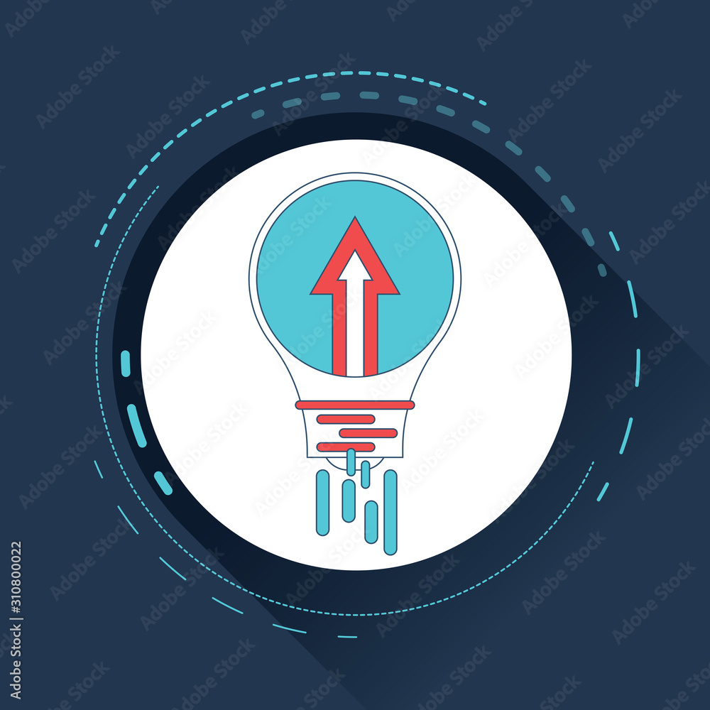 Fototapeta premium Start up. Income and success. Business info graphics.