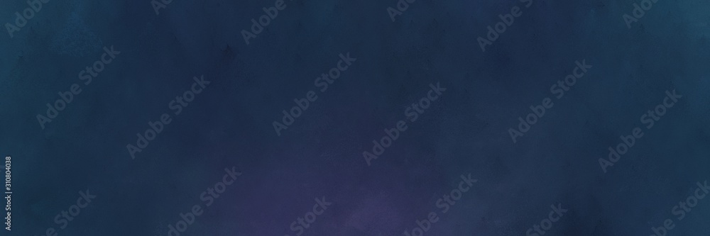 Fototapeta vintage abstract painted background with very dark blue and dark slate gray colors and space for text or image. can be used as header or banner