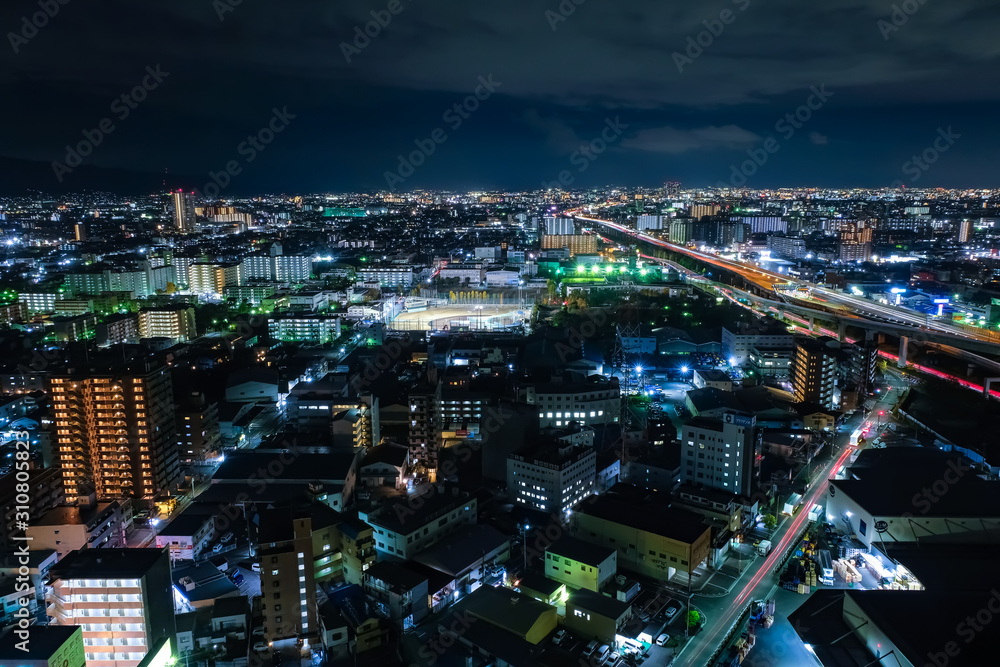 東大阪市役所からの夜景