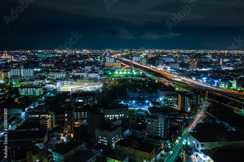 東大阪市役所からの夜景