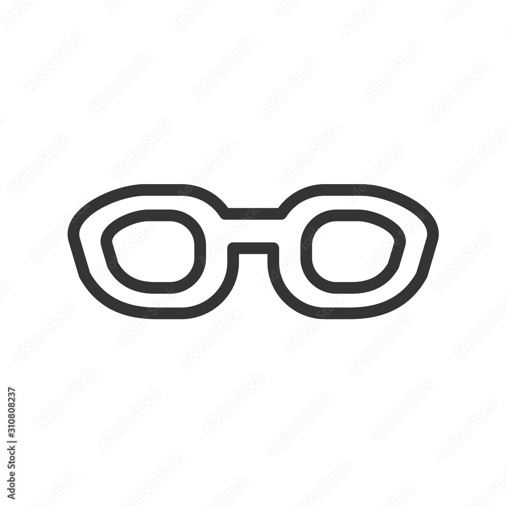 Fototapeta premium Frame Lens Silhouette Vector Black Retro