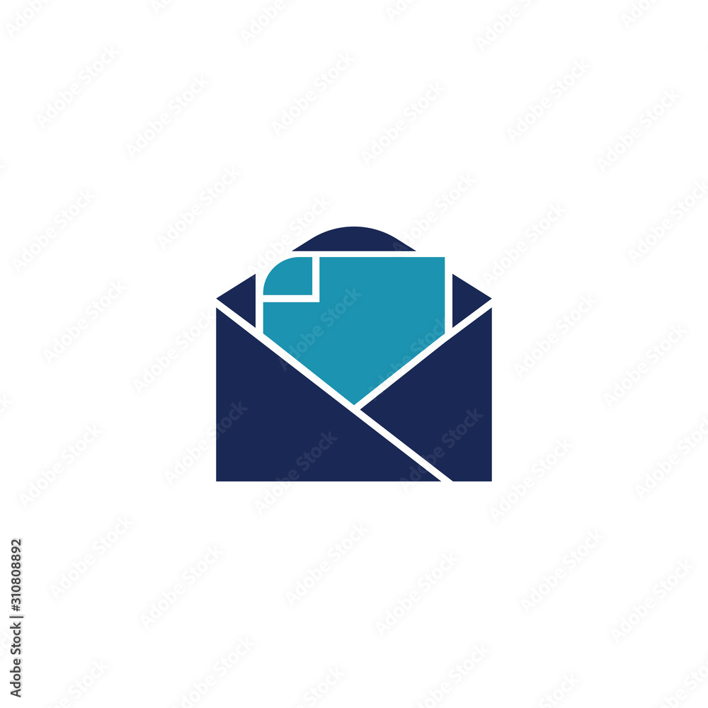 Envelope Email Icon Logo Template Illustration Design Envelope Email Icon Logo Template Illustration Design