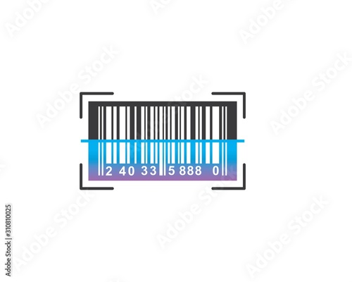 barcode vector icon illustration design © sangidan