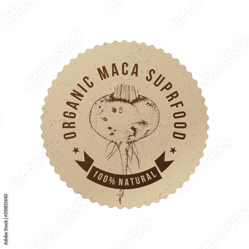Maca superfood eco label