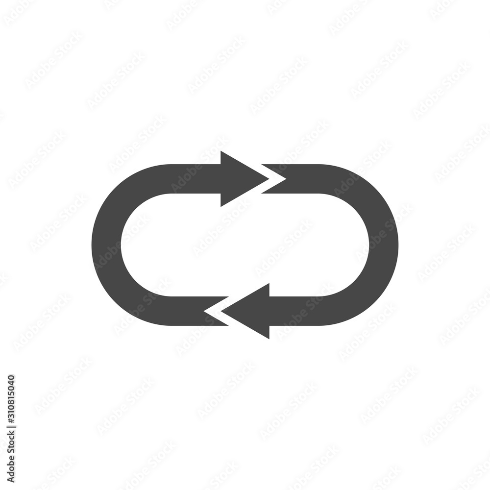 Rotation arrow icon vector symbol logo illustration EPS 10 Rotation arrow icon vector symbol logo illustration EPS 10