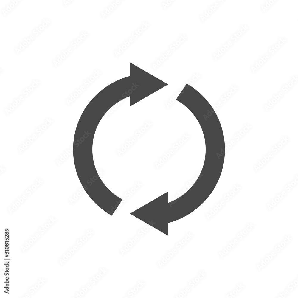 Rotation arrow icon vector symbol logo illustration EPS 10 Rotation arrow icon vector symbol logo illustration EPS 10