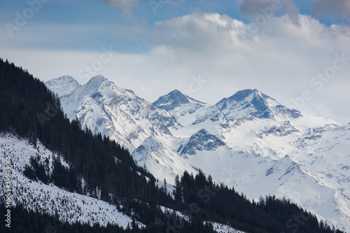 Austrian mountains in winter © white85