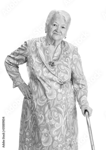 Portrait of a beautiful smiling senior woman