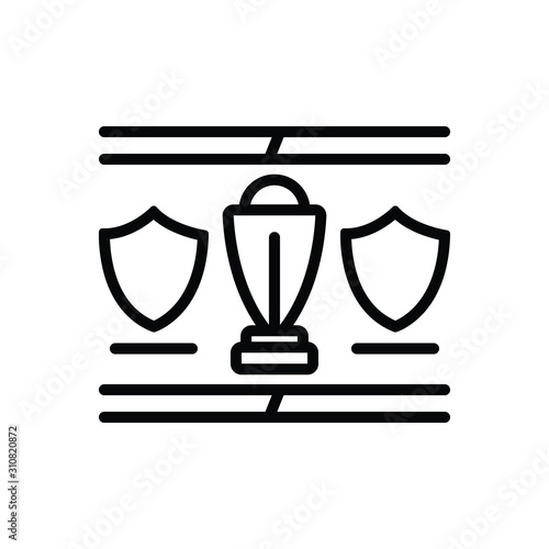 Black line icon for final 