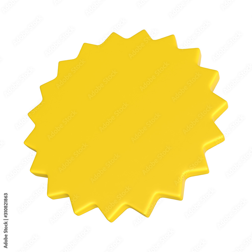 3D rendering yellow star - badge concept for diploma 3D rendering yellow star - badge concept for diploma