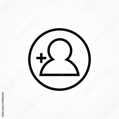 add user sign icon design