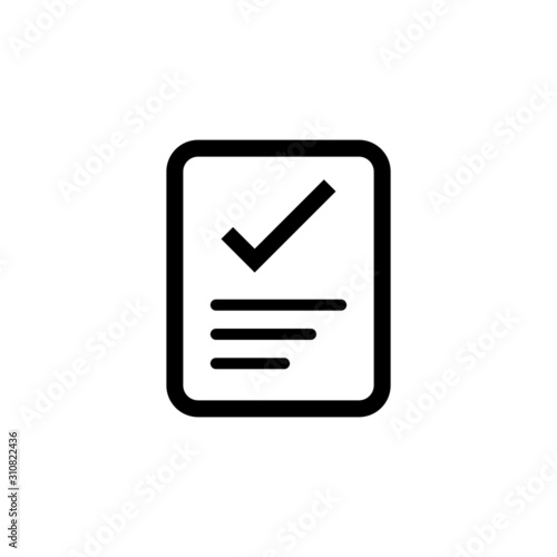 approved document sign icon design