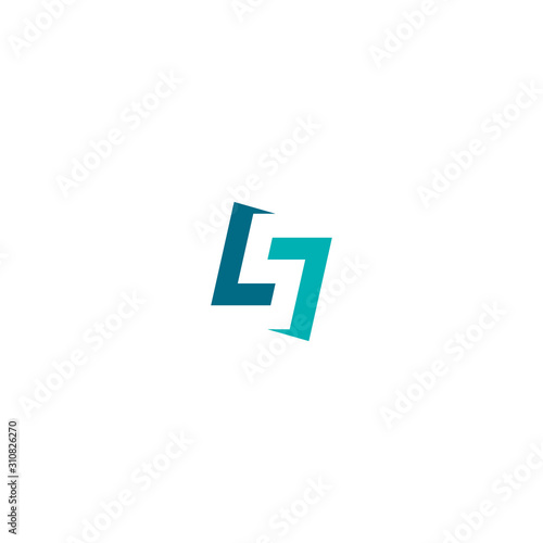 S and L letter vector logo design © Murat İrfan Yalçın