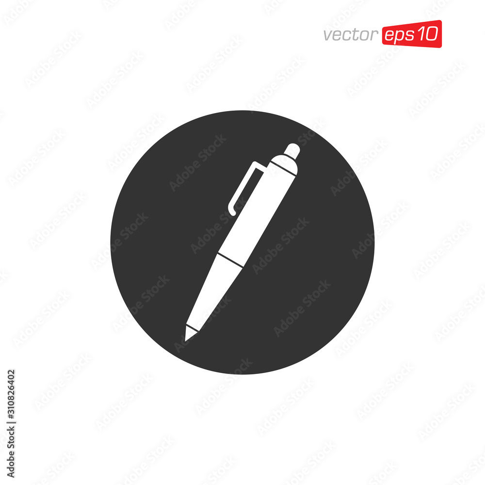 Pen Education Icon Design Vector Pen Education Icon Design Vector