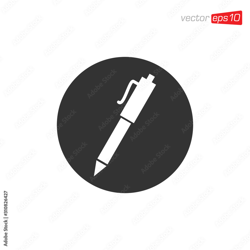 Pen Education Icon Design Vector Pen Education Icon Design Vector