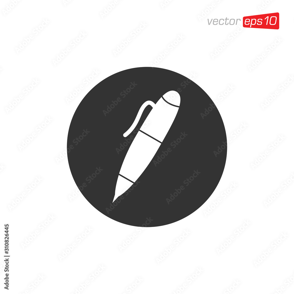 Pen Education Icon Design Vector Pen Education Icon Design Vector