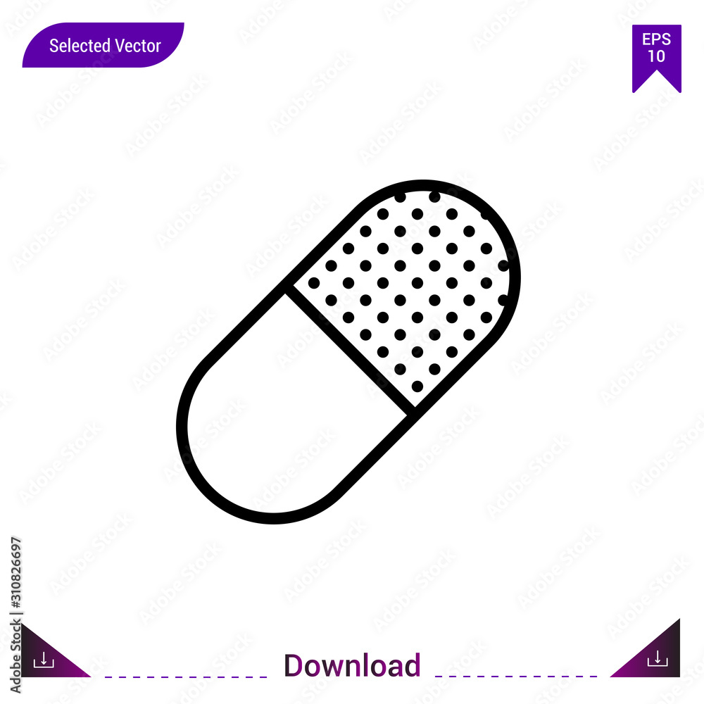 pill medical icon vector . Best modern, simple, isolated, application ,medical icons, logo, flat icon for website design or mobile applications, UI / UX design vector format pill medical icon vector . Best modern, simple, isolated, application ,medical icons, logo, flat icon for website design or mobile applications, UI / UX design vector format