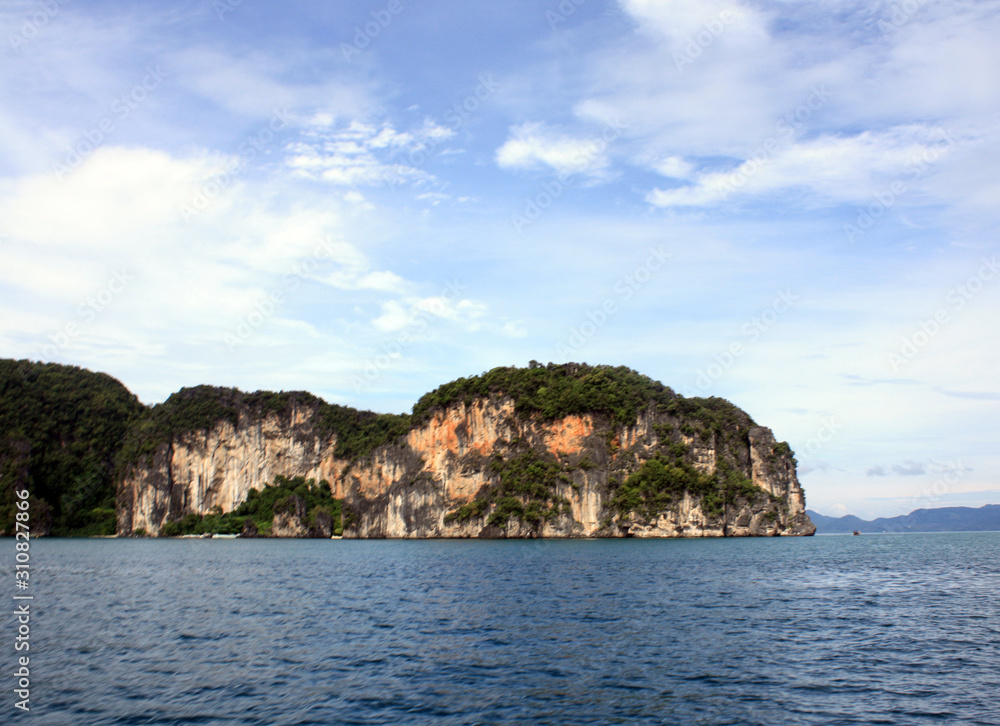 island in the sea, next to krabi-thailand