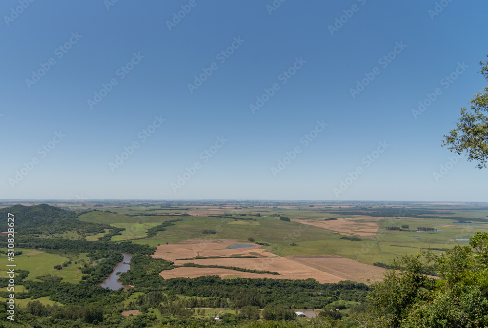 Fototapeta premium Images of the Jaguari Valley, city of de Jaguari Brazil