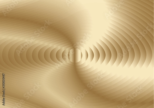 Fotografie abstract concentric gold fractal background