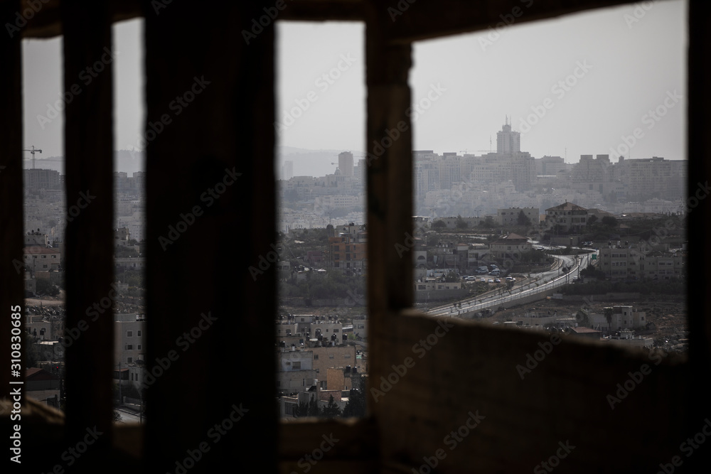 View of Beit Hanina from the Royal Palace, Tell el-Ful View of Beit Hanina from the Royal Palace, Tell el-Ful